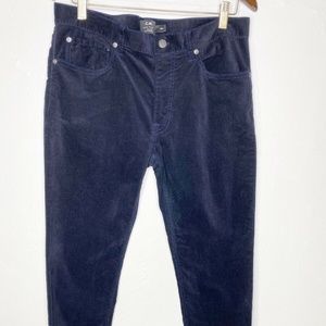 Club Monaco Men's Size 34x31 Corduroy Pants Navy